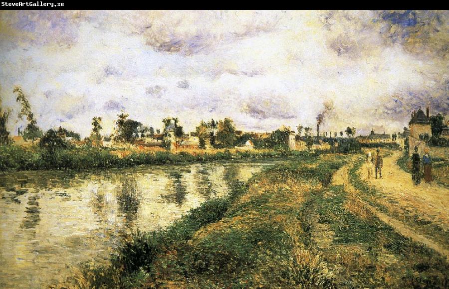 Camille Pissarro Pang map of the sur-oise